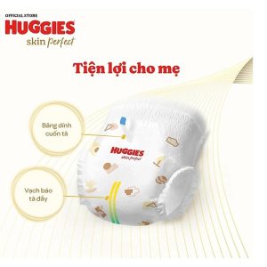 Tã Bỉm Quần Sơ Sinh Huggies Skin Perfect S46+6/M98+4/L88+4/XL72+4/XXL64+4 Miếng Cho Bé 4-8kg 4 - 300